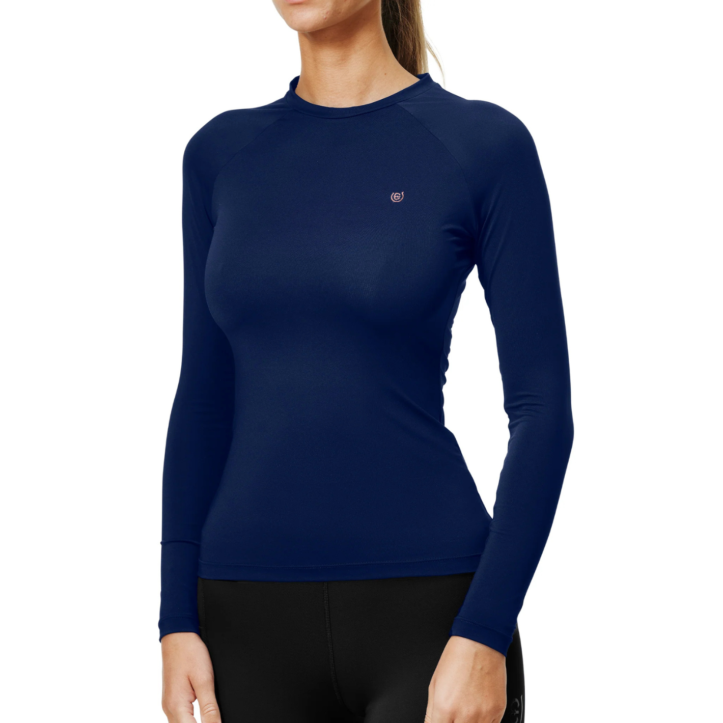 Equestrian Stockholm Dynamic Base Layer Top - Lagoon Blush