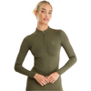 Aztec Diamond Core Long Sleeve Base Layer - Green