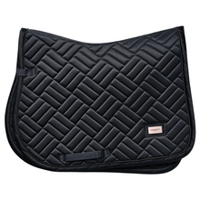 Load image into Gallery viewer, Equestrian Stockholm Jump Saddle Pad - Modern Dark Ocean
