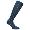 Cavalleria Toscana Mini CT Jacquard Logo Sock - Navy