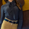 PS of Sweden Jacqueline Leather Belt - Black