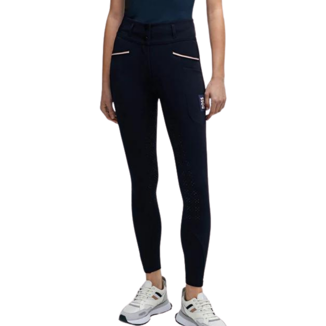 Boss Equestrian Hailey Full Grip High Waist Breeches - Navy