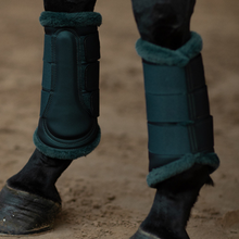 Load image into Gallery viewer, Equestrian Stockholm Brushing Boots - Dramatic Monday
