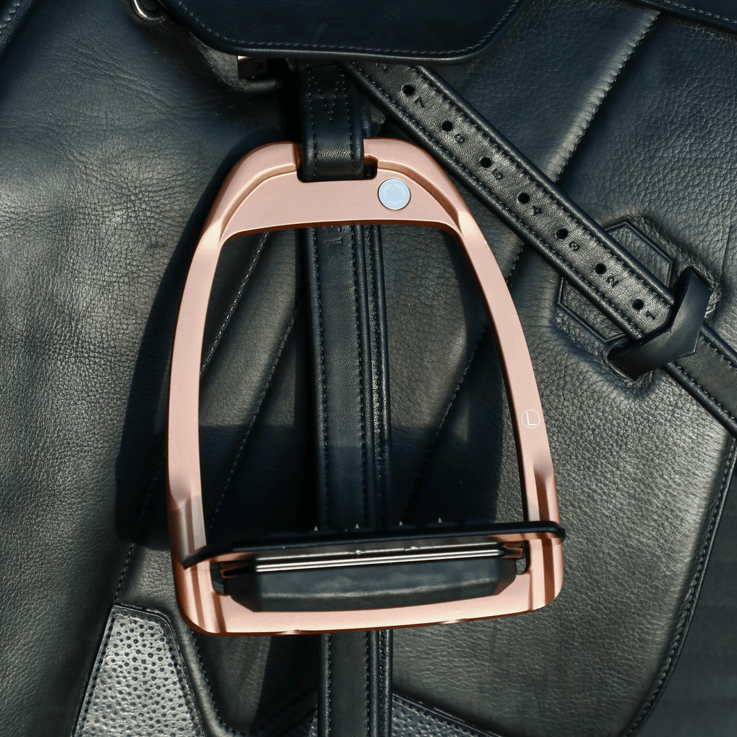 Flex-On Hunter H Stirrups - Rose Gold