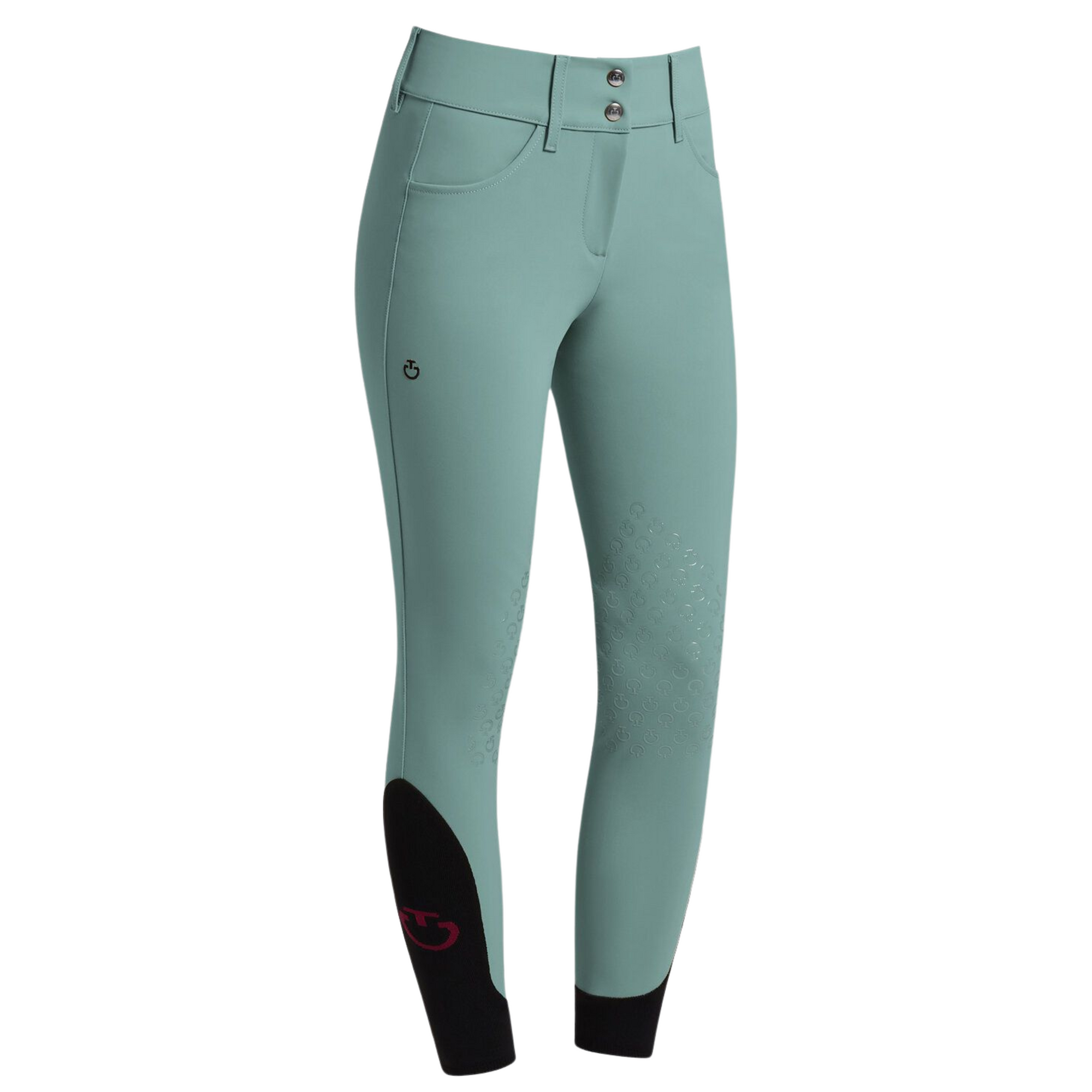 Cavalleria Toscana American High Waist Breeches - Emerald Grey
