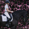 Equestrian Stockholm Dressage Pad - White Silver