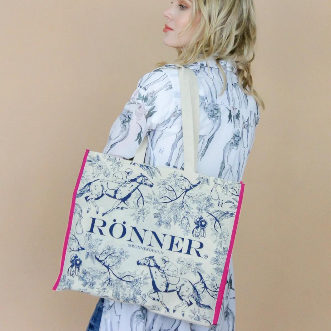 Ronner Cotton Tote - Pink