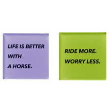 Load image into Gallery viewer, Wonderstable Equestrian Quote Magnets - Small
