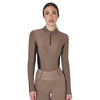 Equestro Long Sleeve Base Layer - Walnut