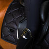 Equestrian Stockholm Dressage Pad - All Black Glimmer