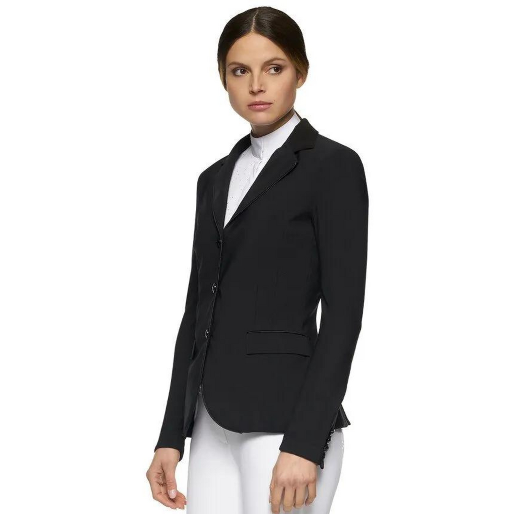 Cavalleria Toscana Competition Jacket - Black w Perforated Inserts