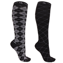 Load image into Gallery viewer, QHP Knee Classic Socks - Midnight
