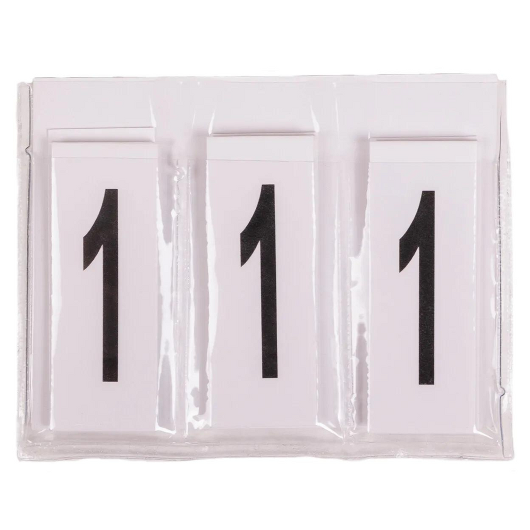 QHP Number Holder Start - White