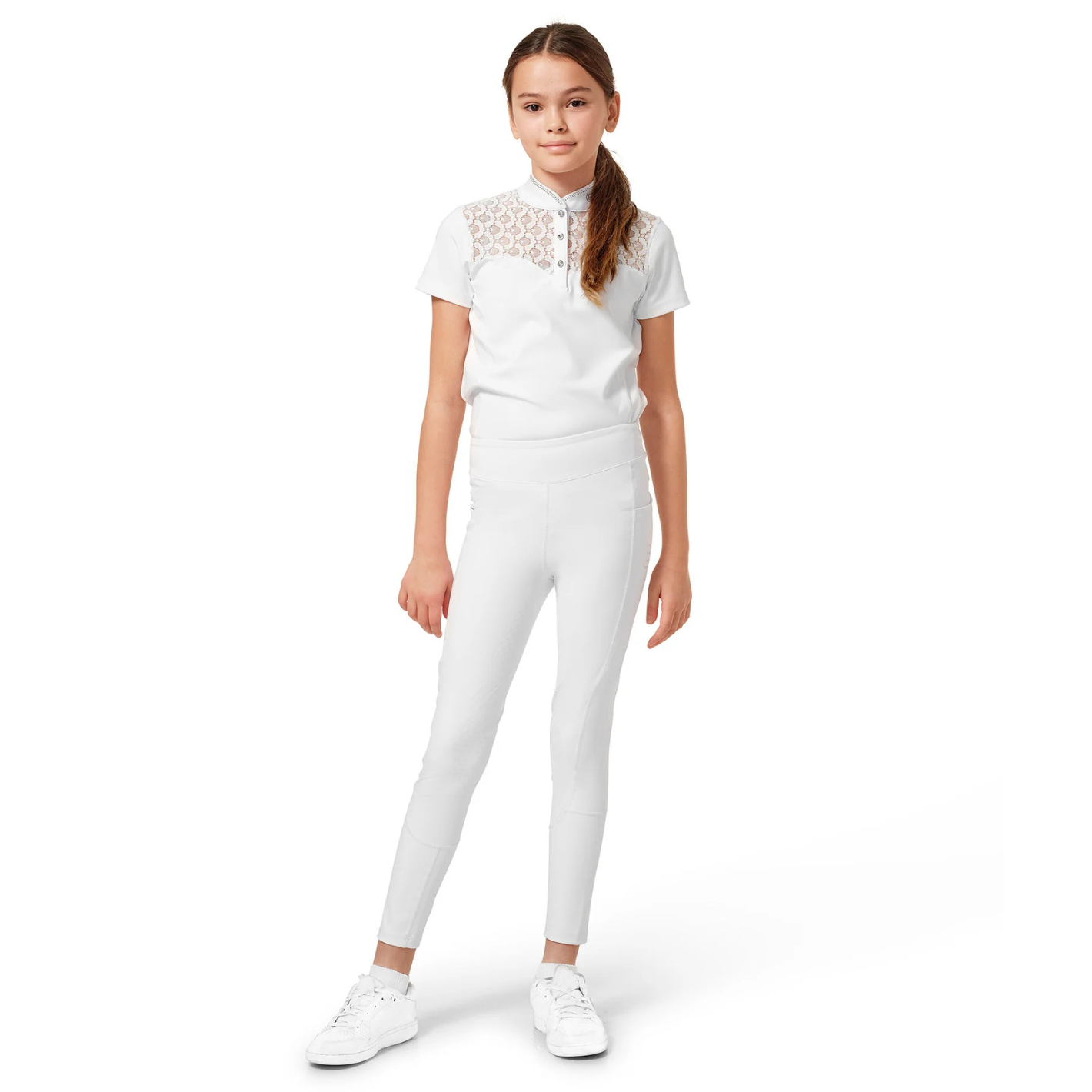 Equestrian Stockholm KIds Leggings - White