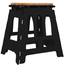 Load image into Gallery viewer, QHP Step-up stool with Mat - Black
