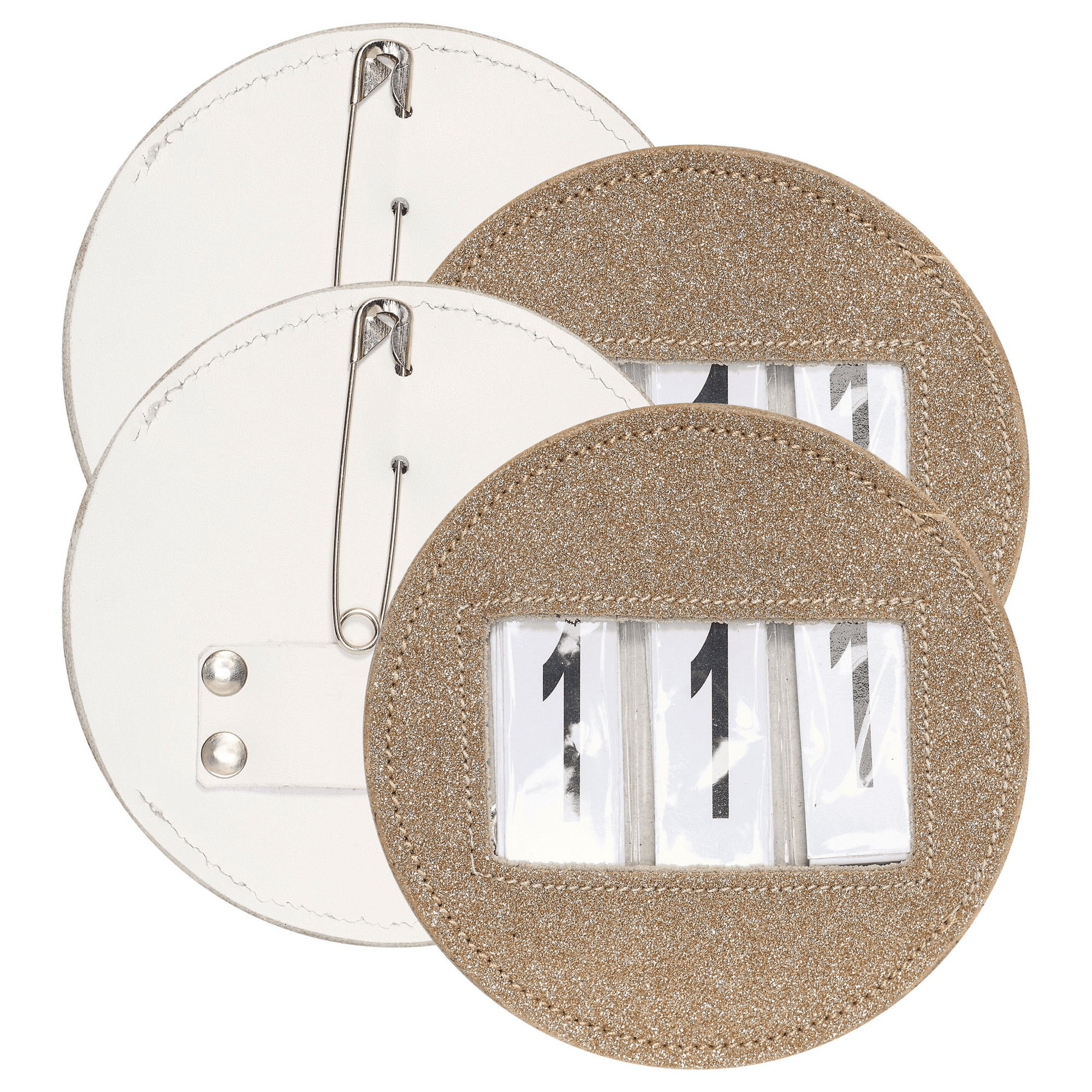 Imperial Riding Number Holder Glitter - Gold