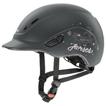 Load image into Gallery viewer, Uvex Kidoxx Kids Helmet - Happy Horse Anthracite
