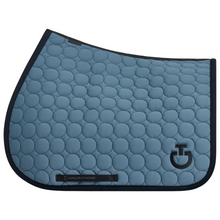 Load image into Gallery viewer, Cavalleria Toscana Circular Jump Pad - Petroleum
