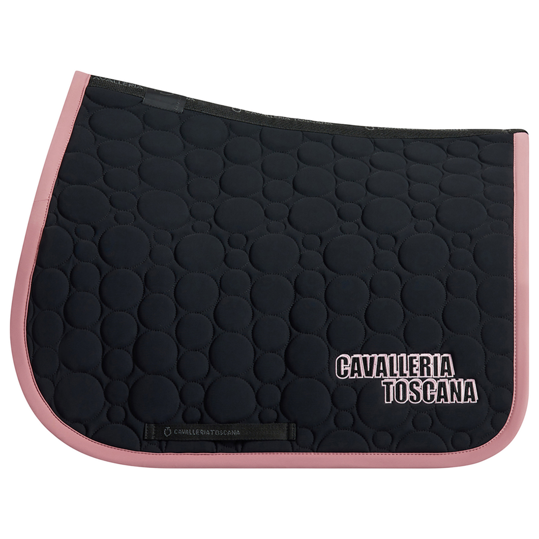 Cavalleria Toscana Circular Jump Pad - Black/Pink