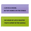 Wonderstable Equestrian Quote Magnets - Large