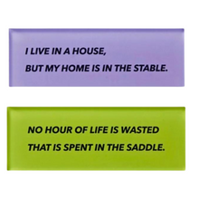 Load image into Gallery viewer, Wonderstable Equestrian Quote Magnets - Large
