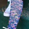 Dreamers & Schemers Boot Socks - Pony Mac Blue Floral Horse