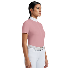 Load image into Gallery viewer, Cavalleria Toscana Short Sleeve Competition Shirt - Dusty Rose
