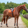 Equestrian Stockholm Satin Jump Pad - Chestnut