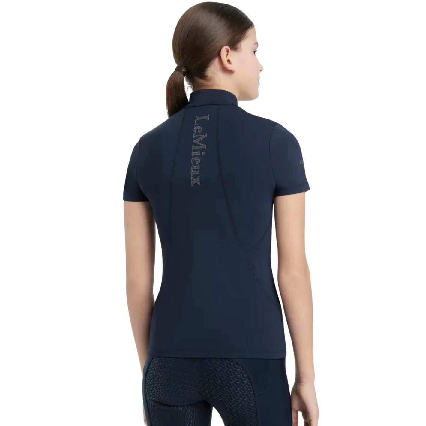 LeMieux Kids Short Sleeve Base Layer - Navy