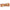 Dimacci Alba Double Wrap Bracelet - Orange / Gold