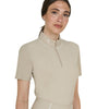 Equestro Pearl Training Polo Shirt - Oxford Tan