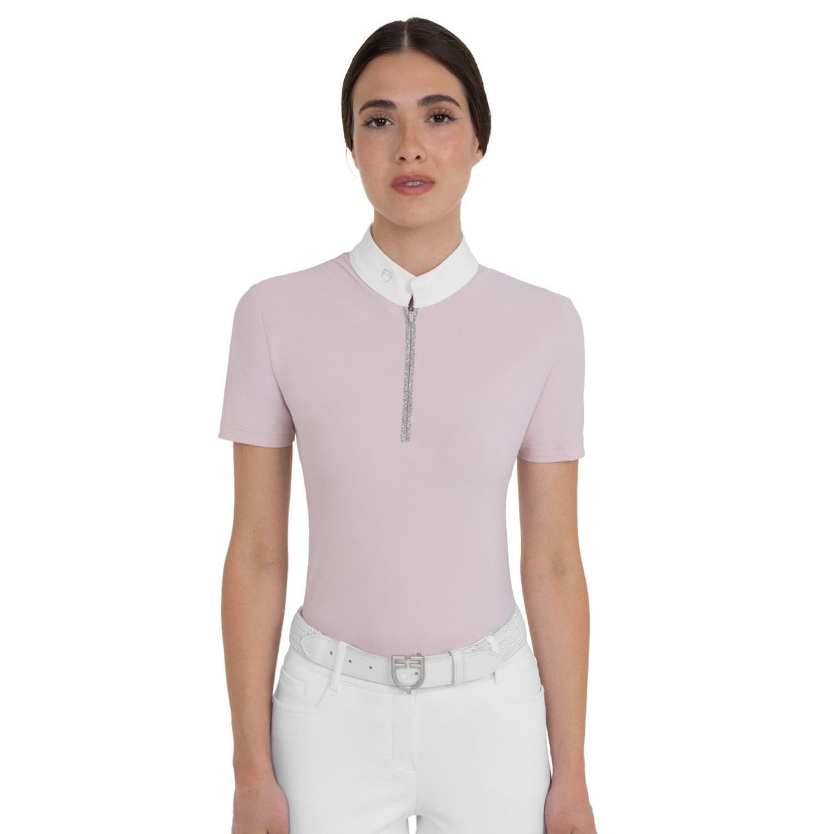 Equestro Competition Polo Shirt - Hushed Violet