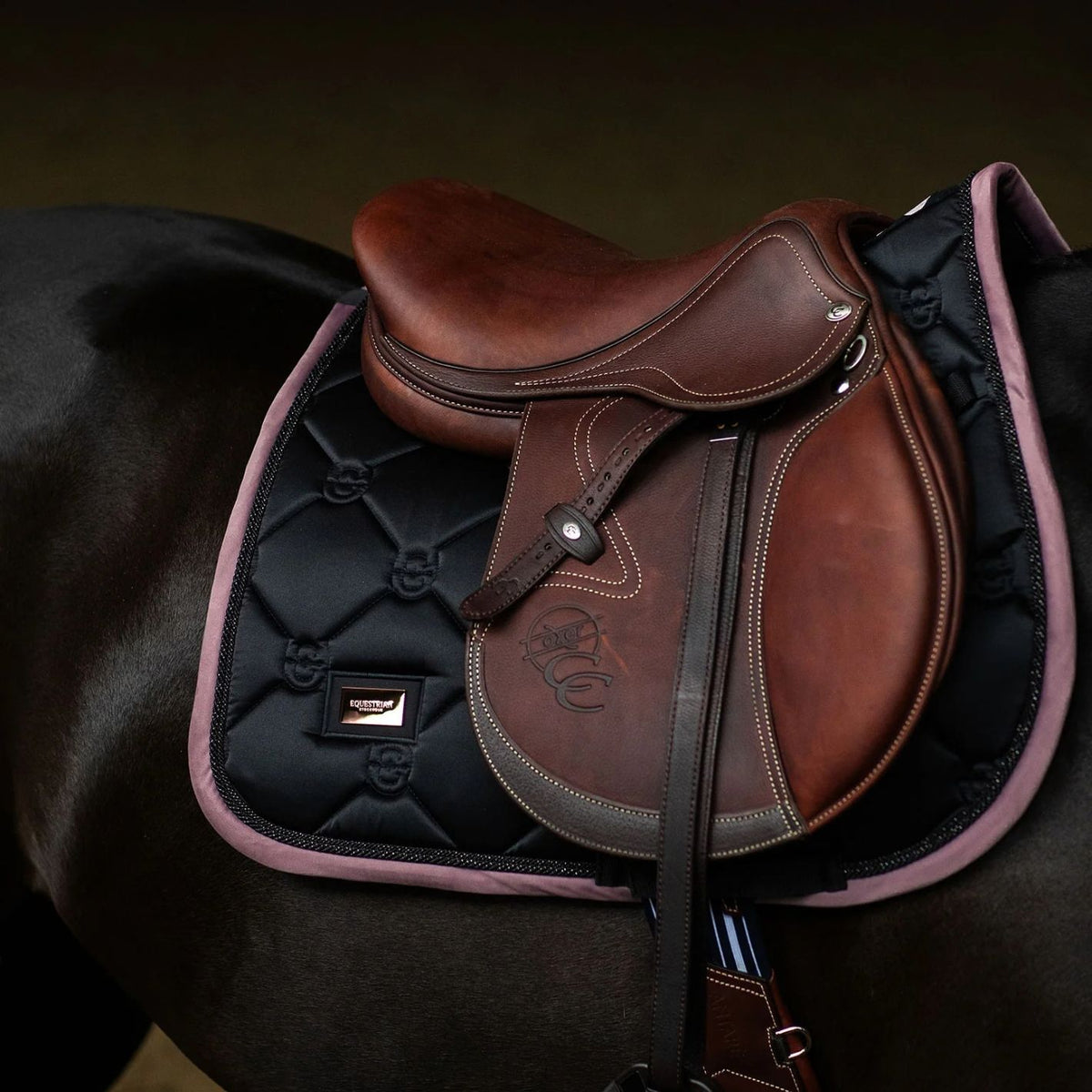 Equestrian Stockholm Jump Pad - Black Blush