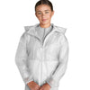 Aztec Diamond Kids Rain Jacket - Silver