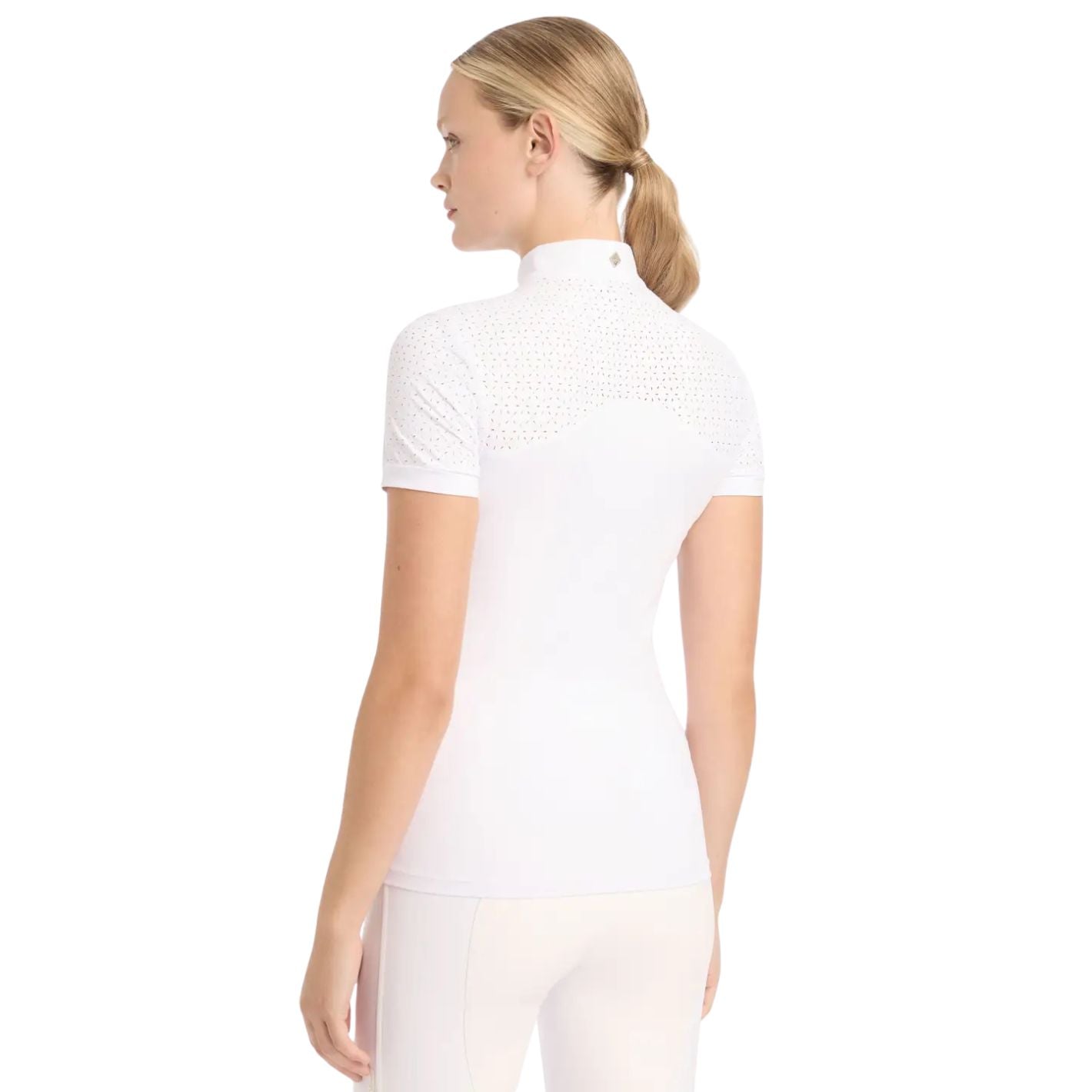 LeMieux Olivia Short Sleeve Show Shirt - White