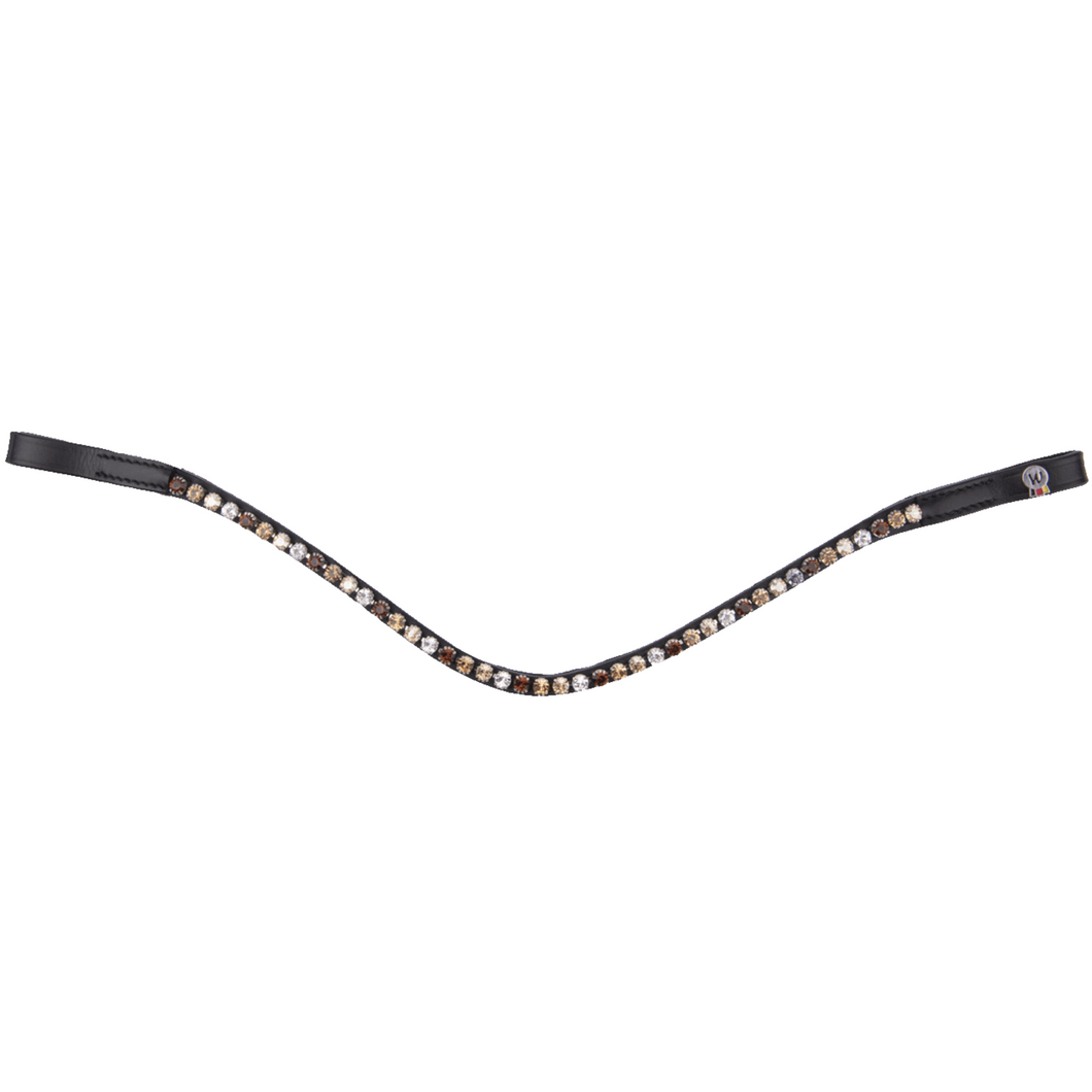 Waldhausen X-Line Glam Browband - Black/Gold/Beige/Silver