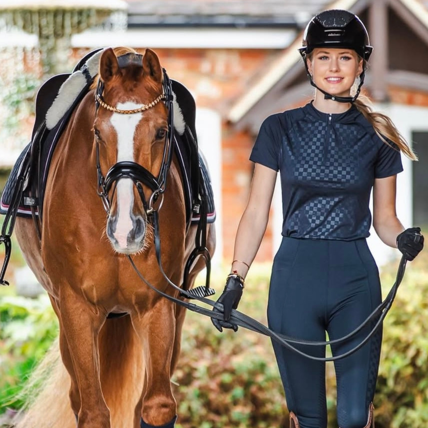 Kingsland Melanie Riding Tights - Navy