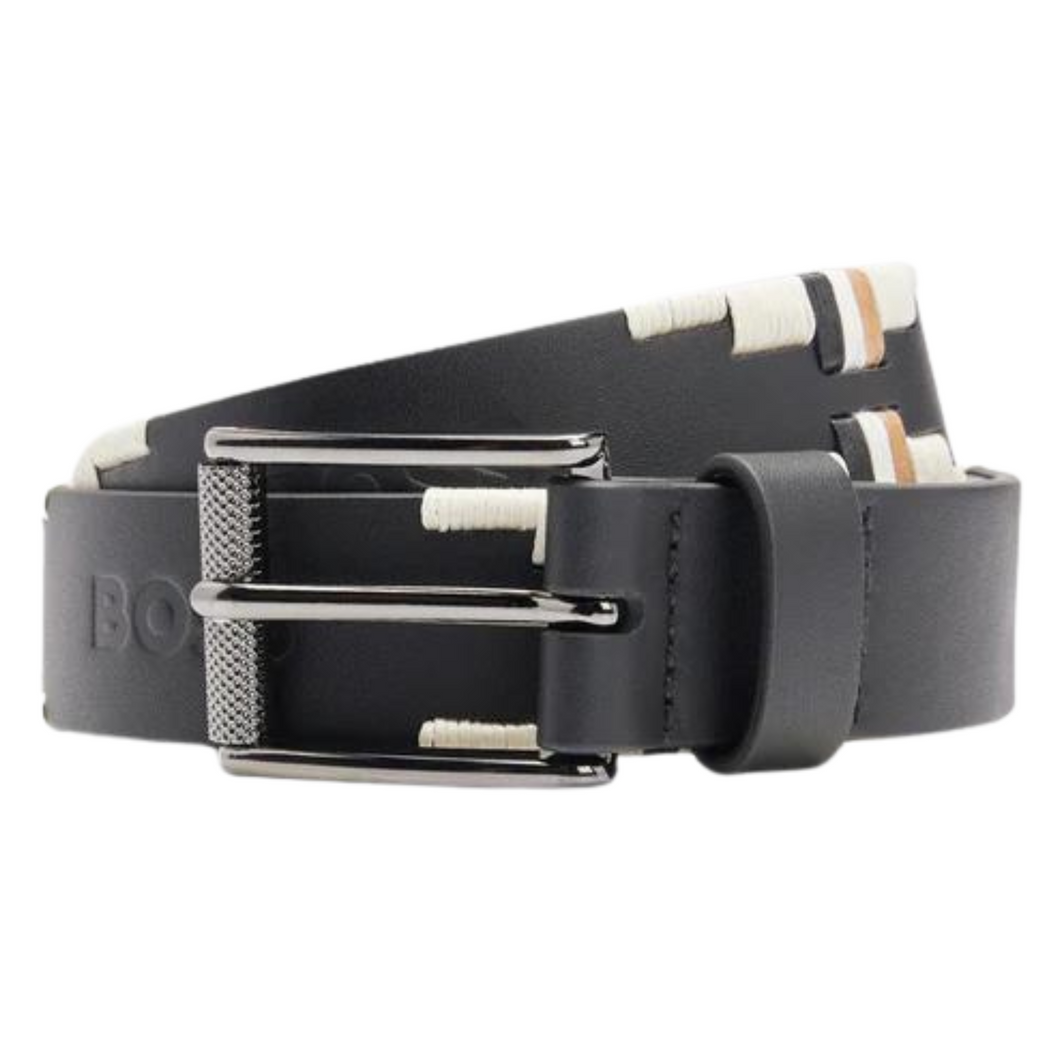 Boss Equestrian Polo Signature Belt - Black