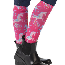 Load image into Gallery viewer, HKM Pony Dreams KIds Socks - Pink
