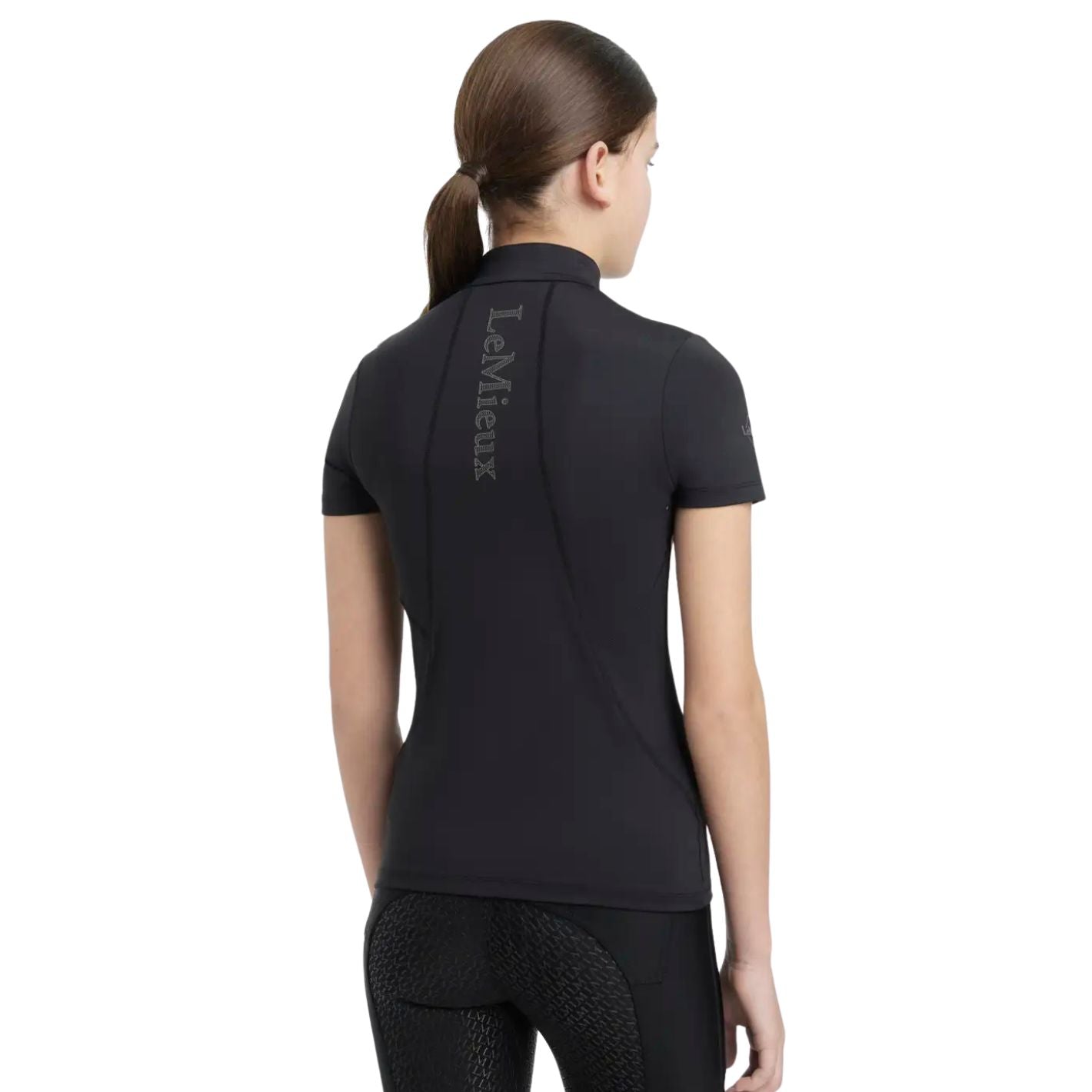 LeMieux Kids Classique Short Sleeve Base Layer - Black