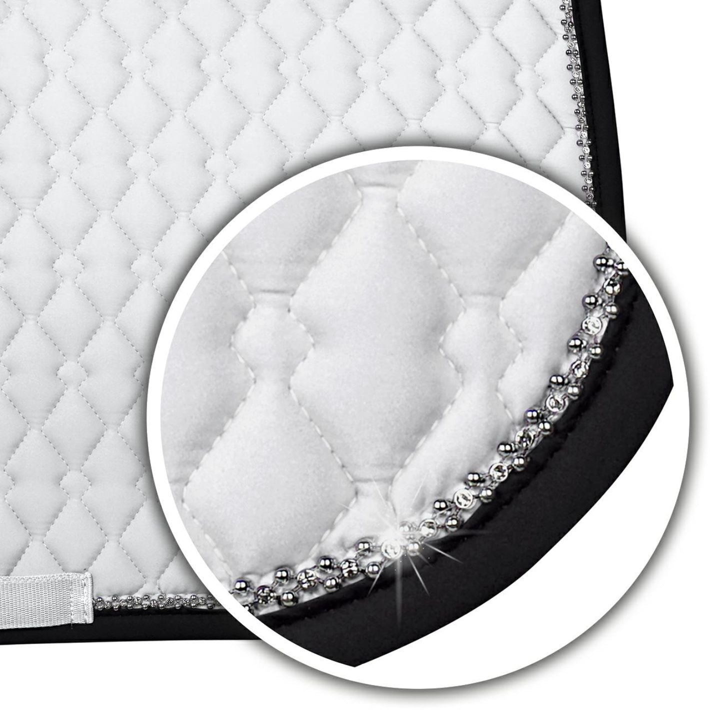Fair PLay Zircon Dressage Pad - White