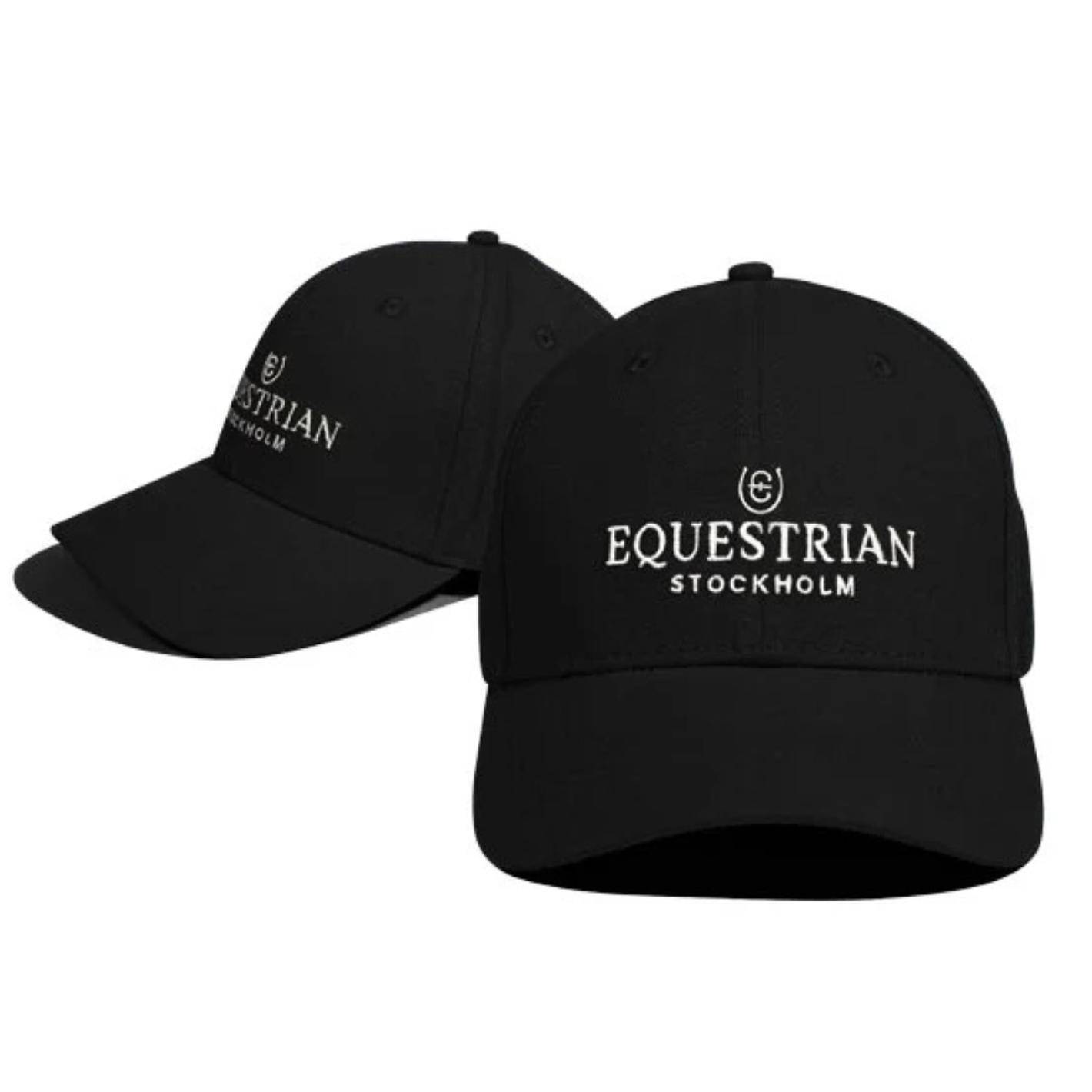 Equestrian Stockholm Cap - Black White