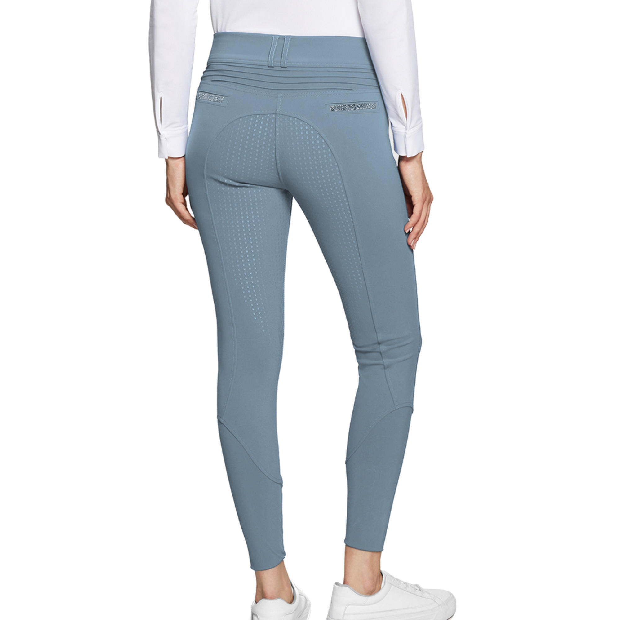 Samshield Clara High Waist Breeches - Dusty Blue