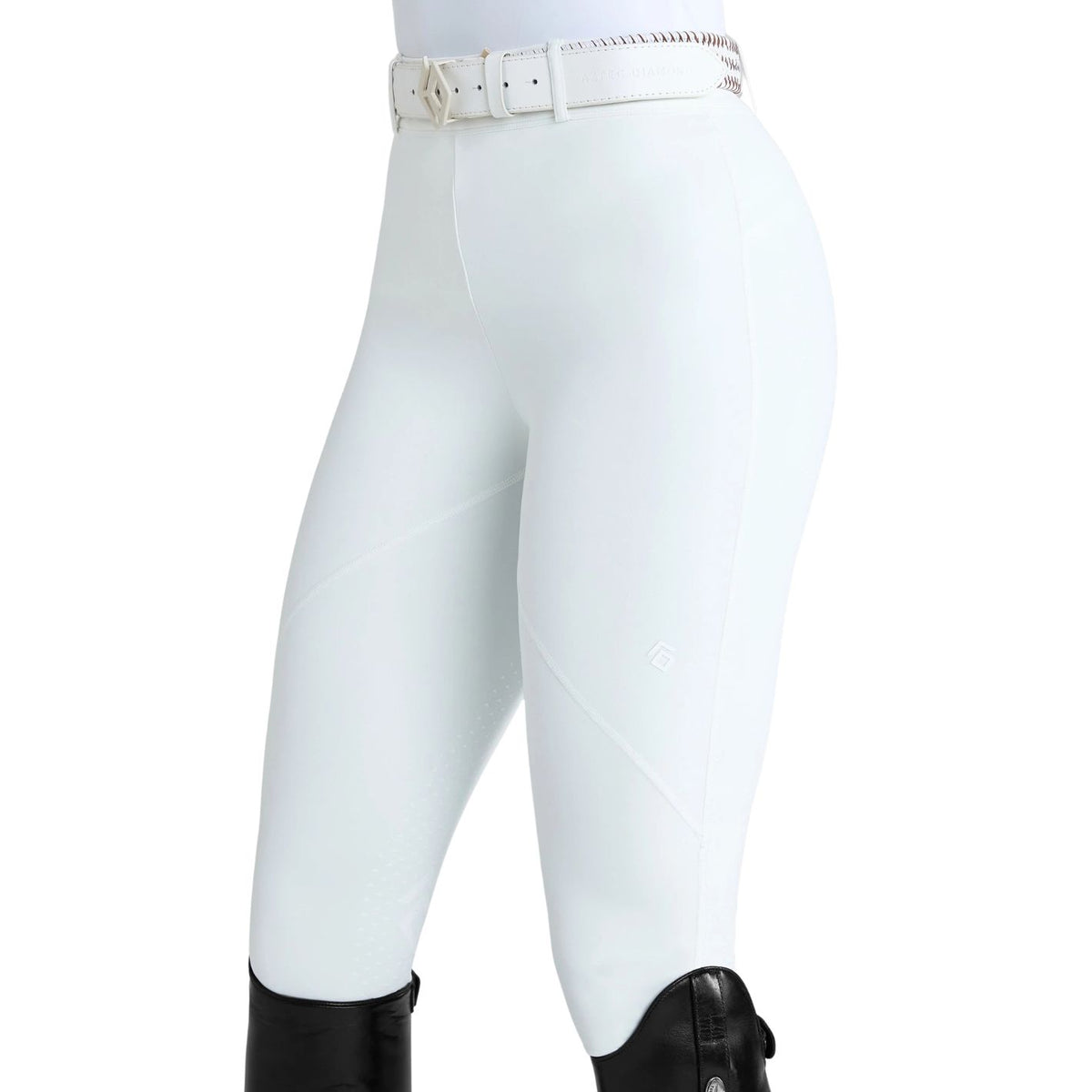 Aztec Diamond Essential Competition Leggings - White