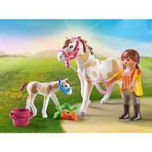 Load image into Gallery viewer, Playmobil Horse with Foal
