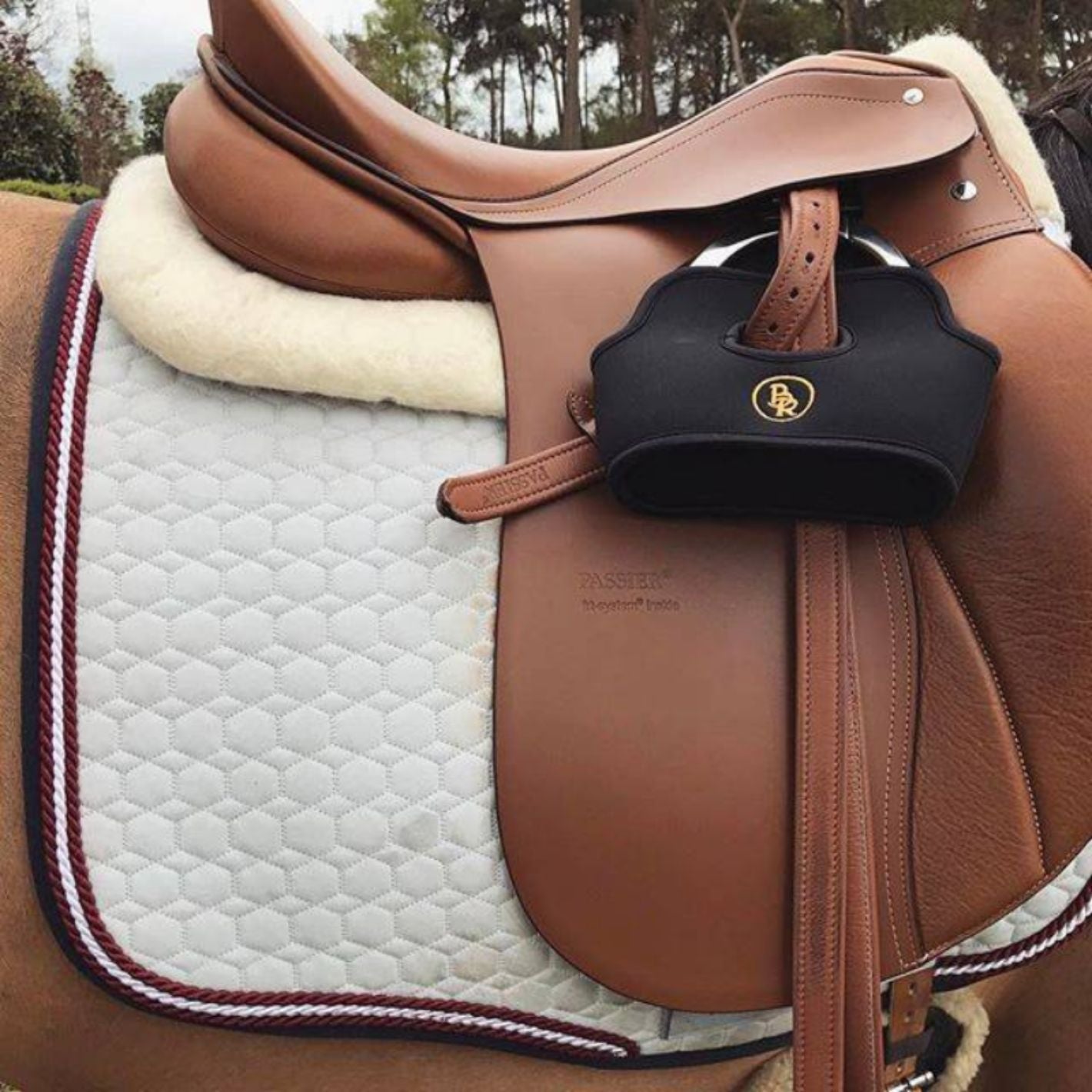 BR Equestrian Stirrup Covers - Navy