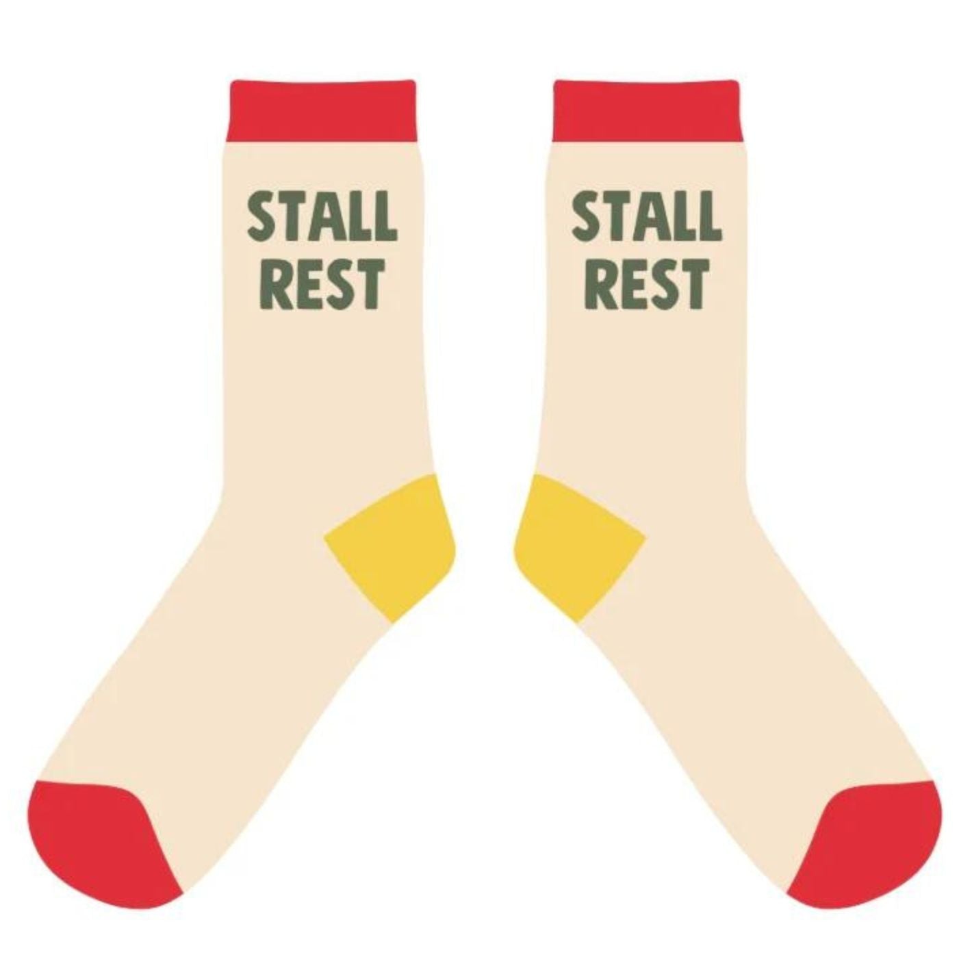 Dreamers & Schemers Knit Socks - Stall Rest Cream
