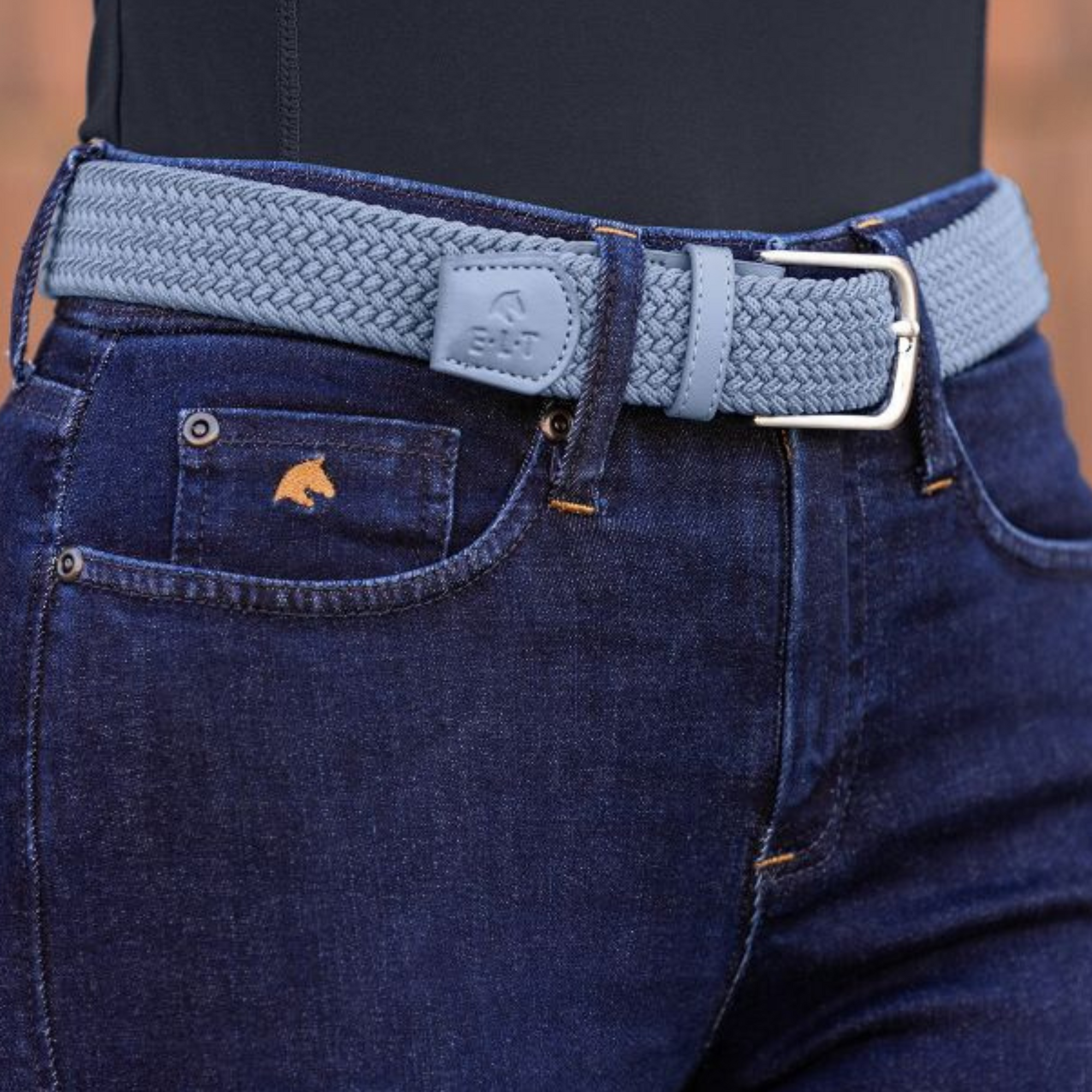 Waldhausen Malina Elastic Belt - Pastel Blue