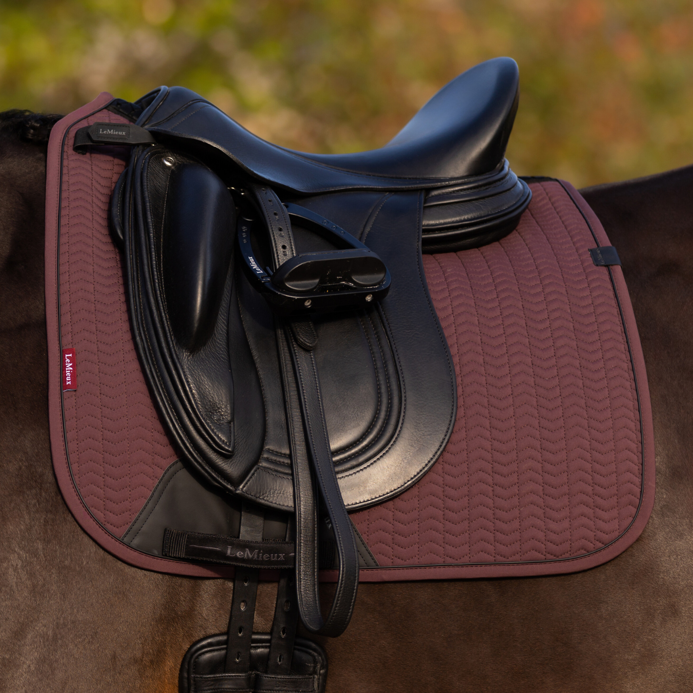 LeMieux Essence Dressage Pad - Damson