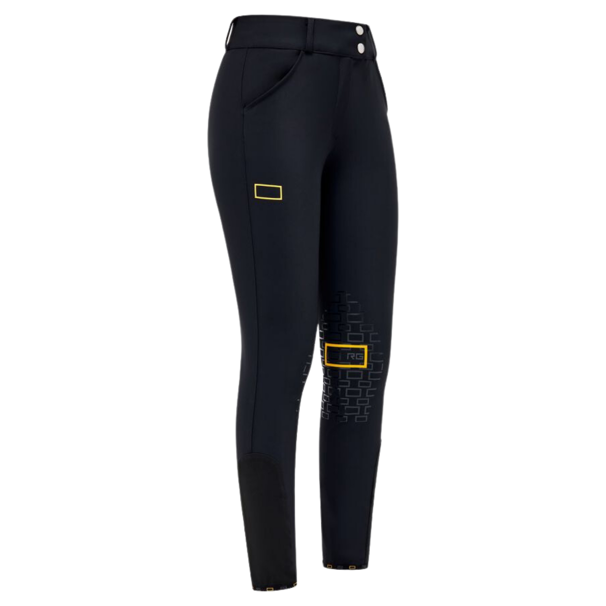 RG by Cavalleria Toscana Ladies High Waist Breeches - Black